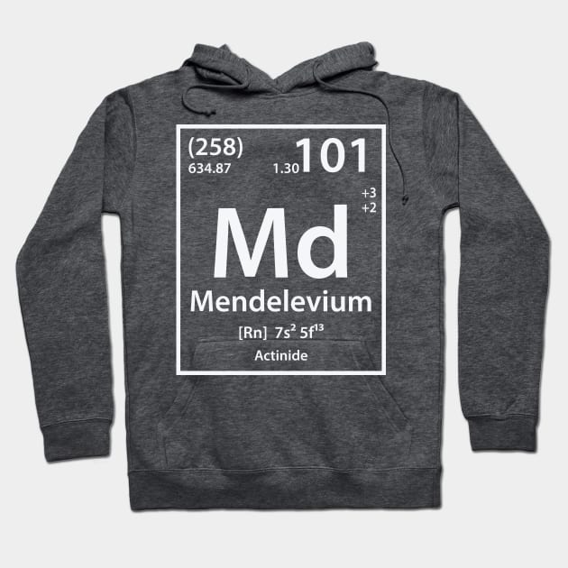 Mendelevium Element Hoodie by cerebrands